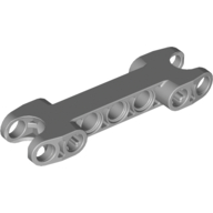 Lego Technic Axle and Pin Connector 2 x 7 with Two Ball Joint Sockets / Light Bluish Gray