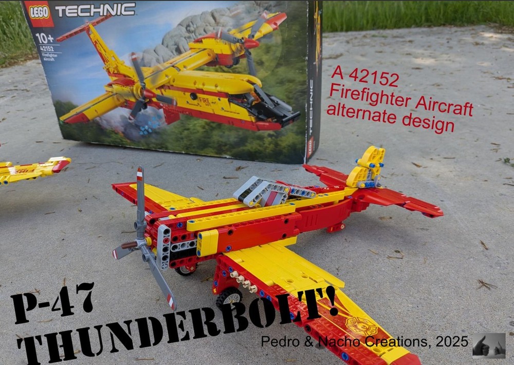 Lego P-47 Thunderbolt (42152 Firefighter Aircraft)