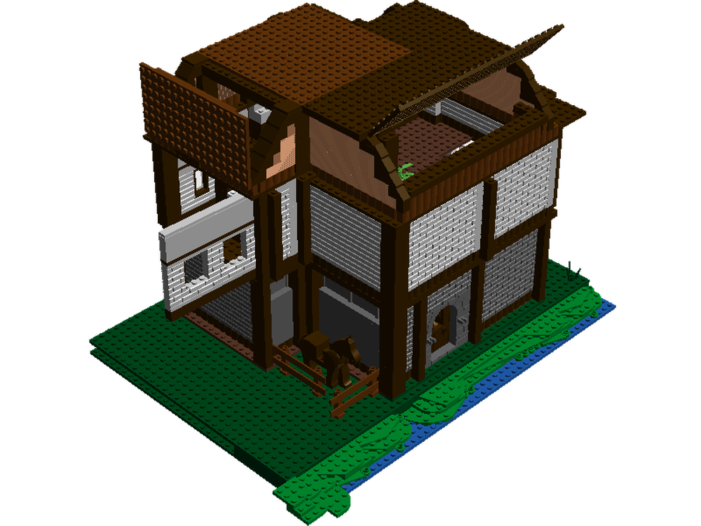 Lego tudor house