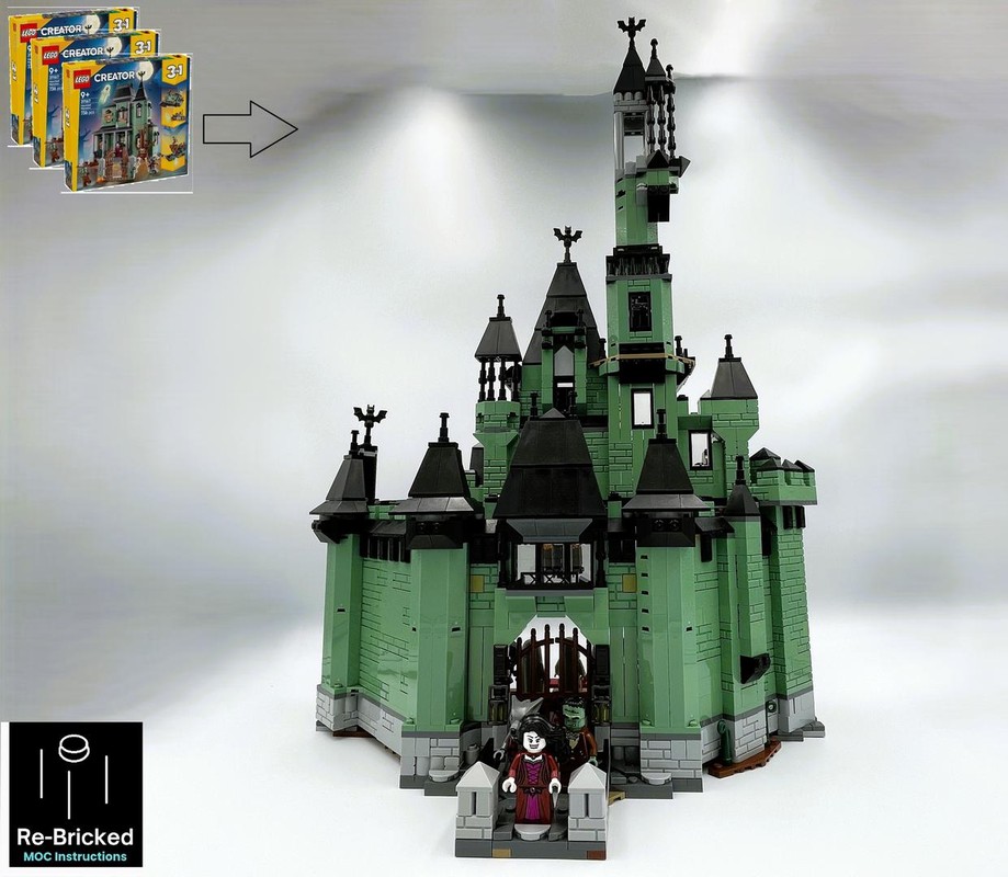 Lego Haunted Kingdom Castle Alternate build of 3x31167