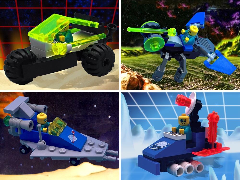 Lego Babyscale 90s Space Vehicles