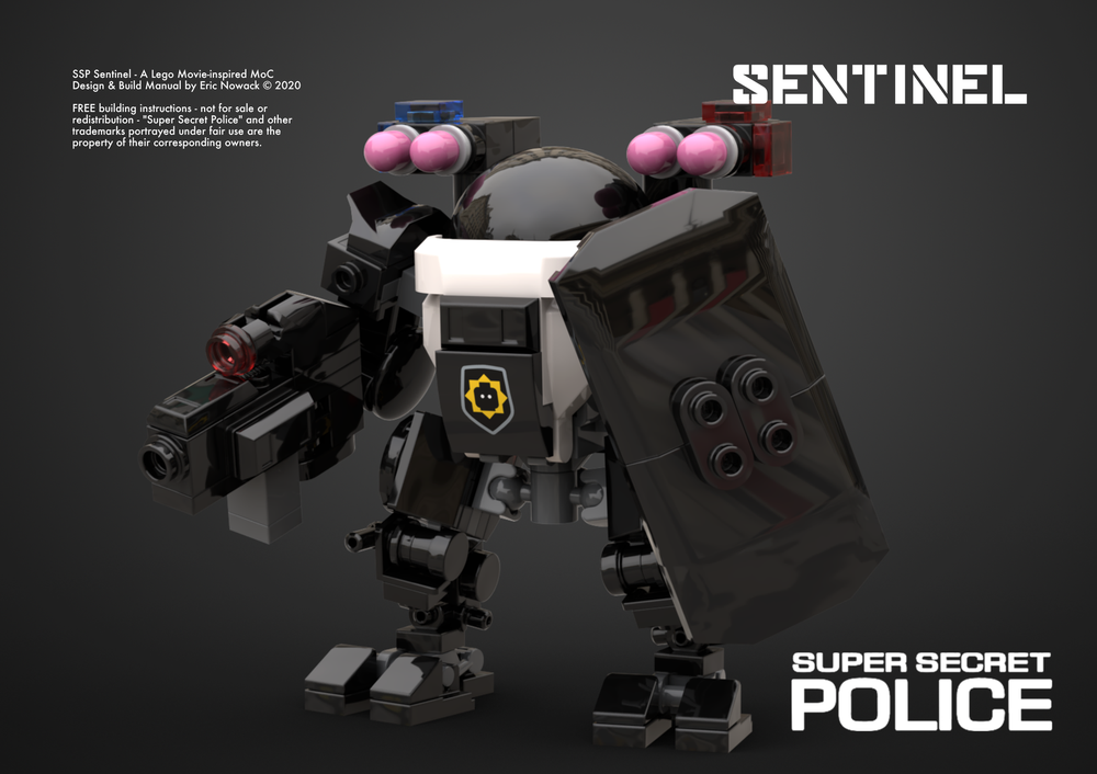 Lego Super Secret Police Sentinel Mech