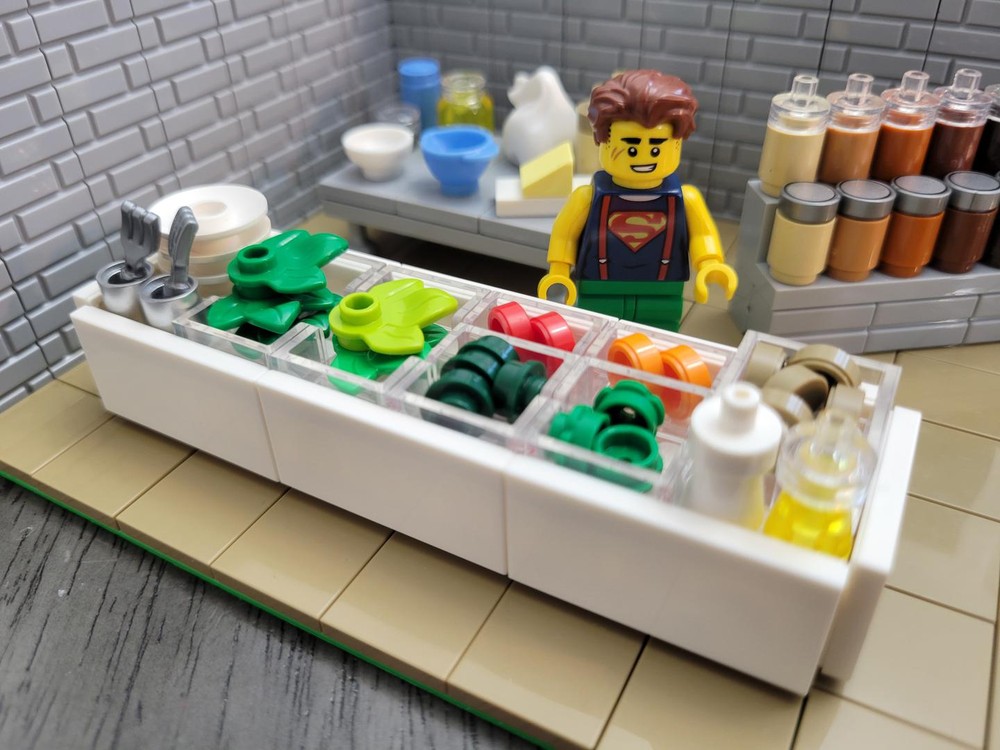 Lego Bricksculpt Salad Bar