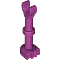 Lego Leg Tall, Skeleton / Magenta