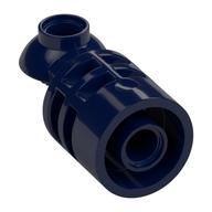 Lego Brick Round 2 x 2 D. Tube with Rotation Joint Ball Half / Dark Blue