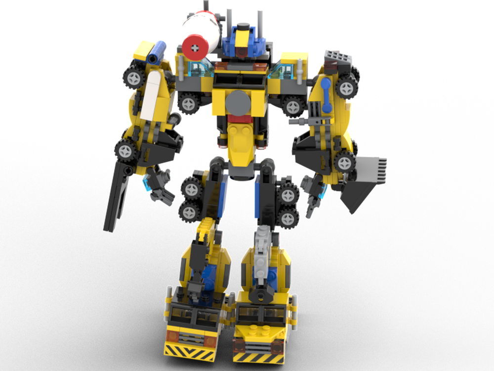 Lego 6 in 1 Construction Robot with vehicles