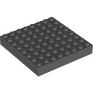 Lego Brick 8 x 8 / Dark Gray