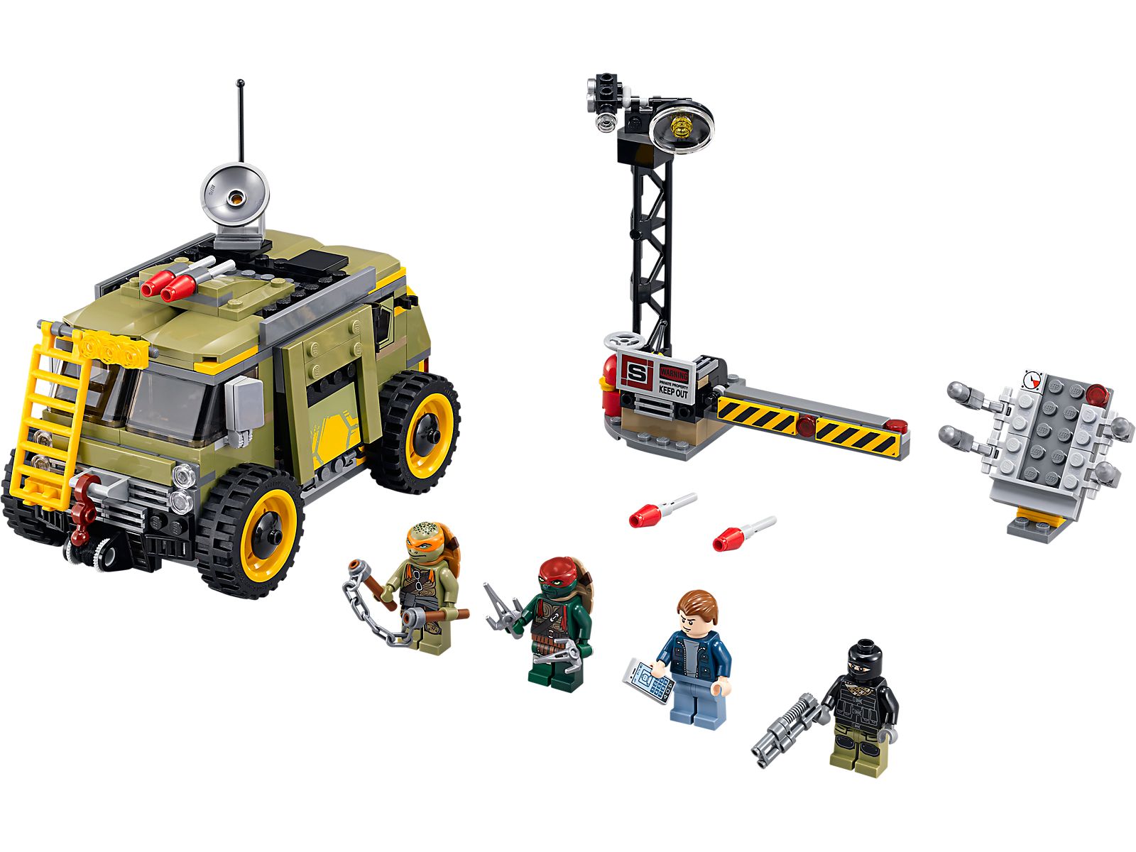 Lego Turtle Van Takedown