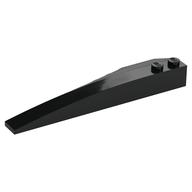 Lego Brick Wedged, Curved 10 x 3 Right / Black