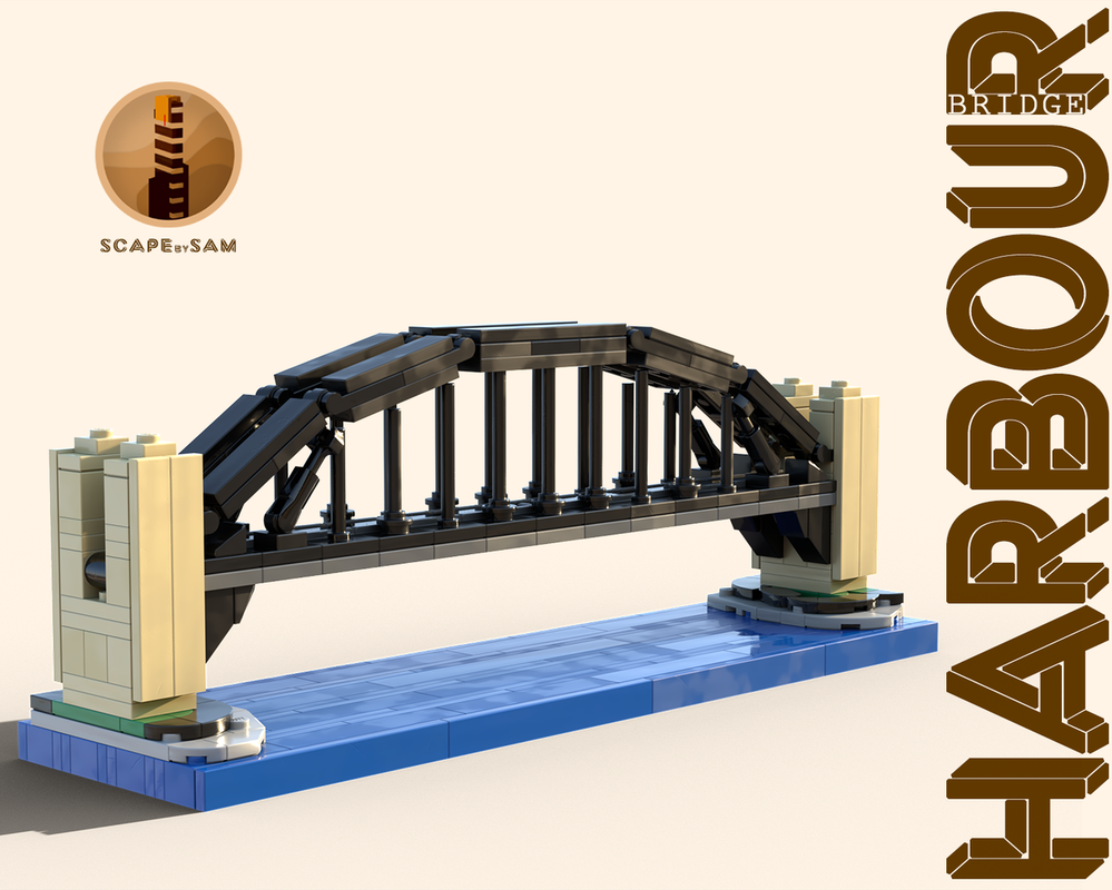 Lego Sydney Harbour Bridge - An Architectural Piece