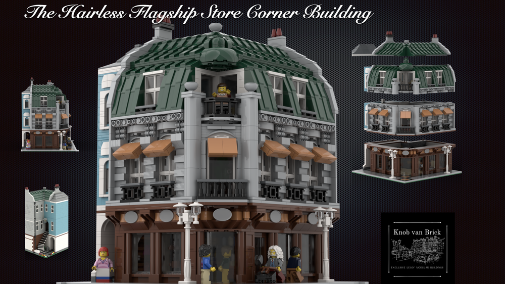 Lego Hairless Flagship Store Corner Building