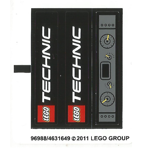 Lego Sticker Sheet 2 for Set 8110-1 / [No Color/Any Color]