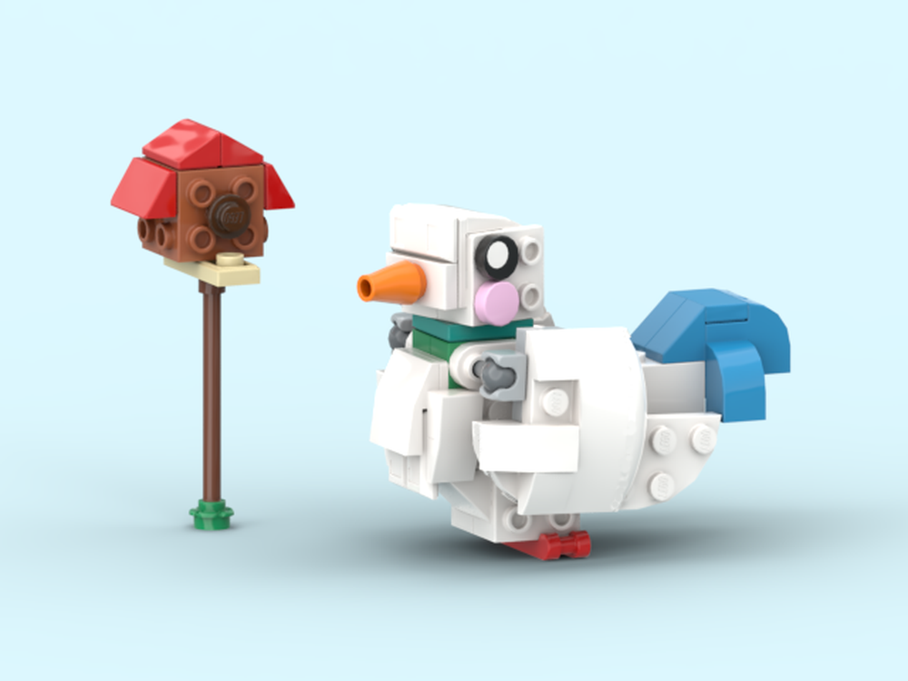Lego Bird with Birdhouse - 30645
