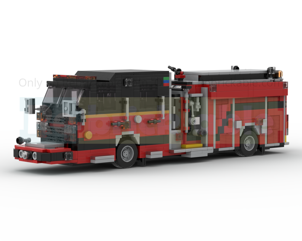 Lego Spartan Metro Star Engine Firetruck