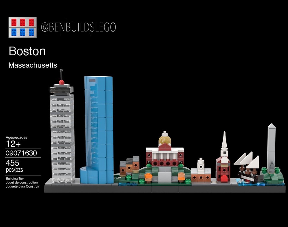 Lego Boston skyline