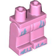 Lego Hips and Bright Pink Legs with Cake Stains print / Bright Pink