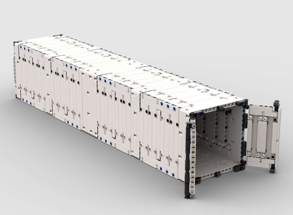 Lego 40 ft shipping container 1:21