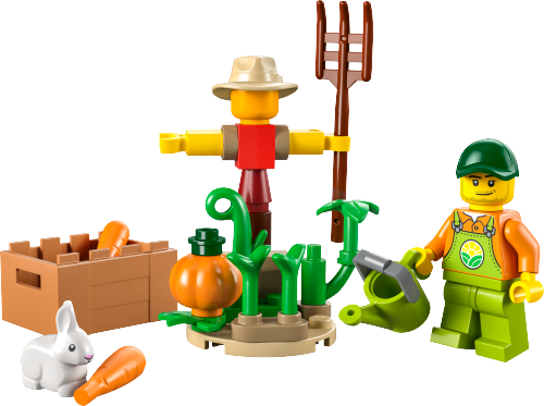 Lego Farm Garden & Scarecrow