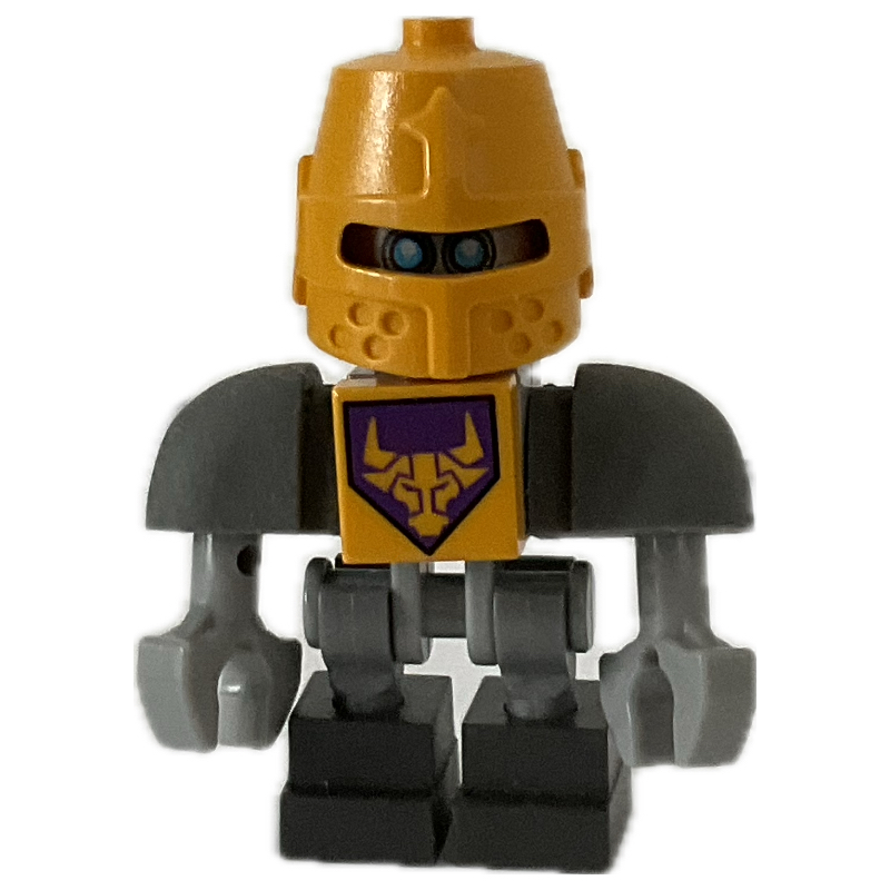 Lego Axl Bot with Bright Light Orange Helmet