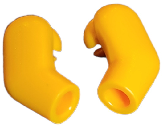 Lego Arm, (Matching Left and Right) Pair / Bright Light Orange