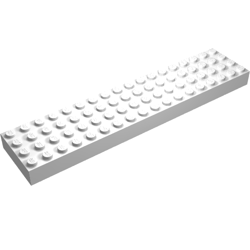 Lego Brick 4 x 18 / White
