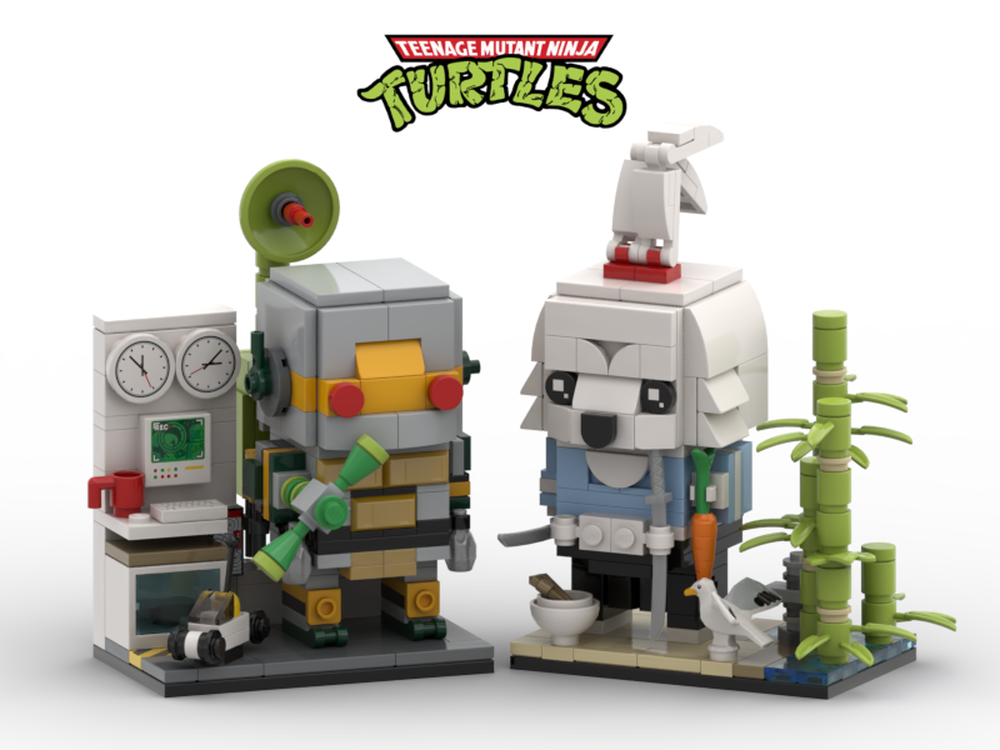 Lego TMNT - Set 8 - Brickheadz ( Metalhead + Miyamoto Usagi )