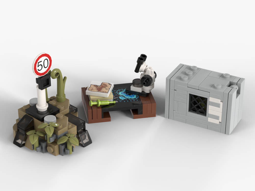 Lego Isla Nublar Minibuilds