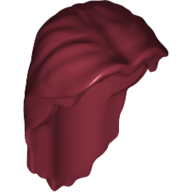 Lego Hair Long / Dark Red