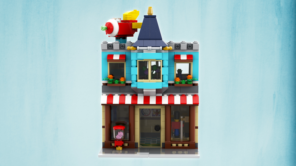 Lego Townhouse Toy Store (31105) Modular Modification