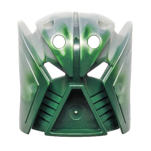 Lego Large Figure Mask Matatu with Marbled Pearl Light Gray Pattern (Orkahm)
