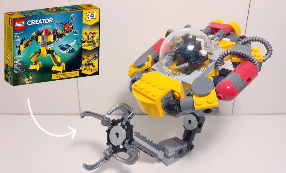 Lego Bright Yellow Ufo 31090 Alternative Build/MOC With Video Instructions