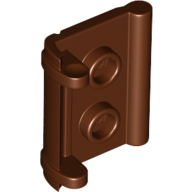 Lego Book Binding with Two Studs / Reddish Brown