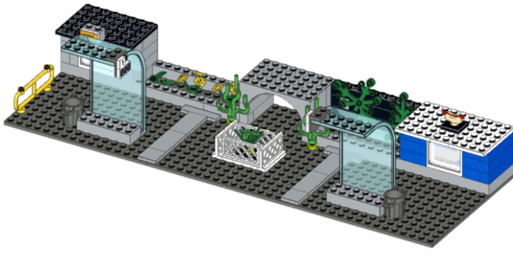 Lego Bus station