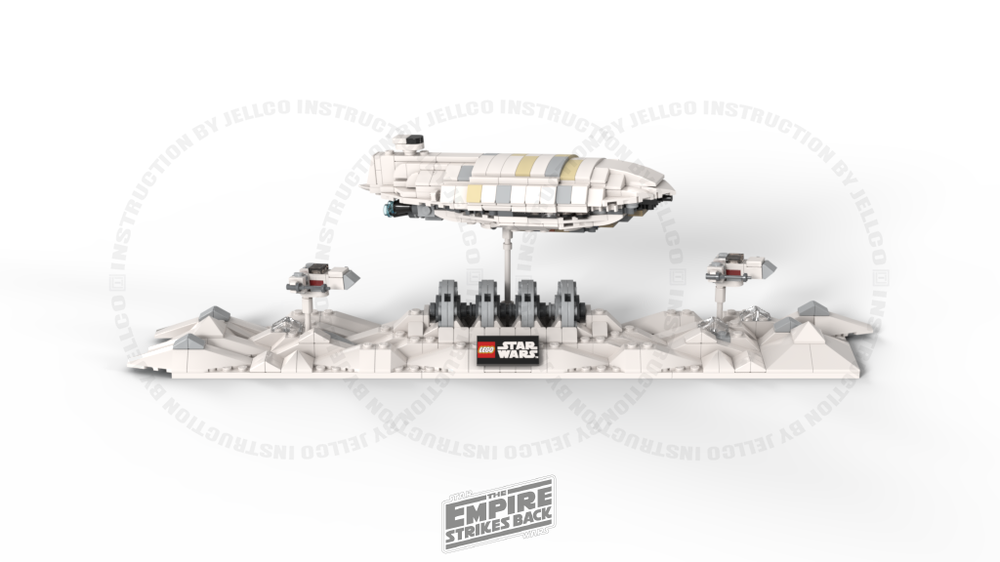 Lego Micro Diorama : Echo Base PART II : TRANSPORT