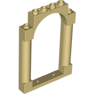 Lego Panel 1 x 6 x 7 with 2 Columns and Arch