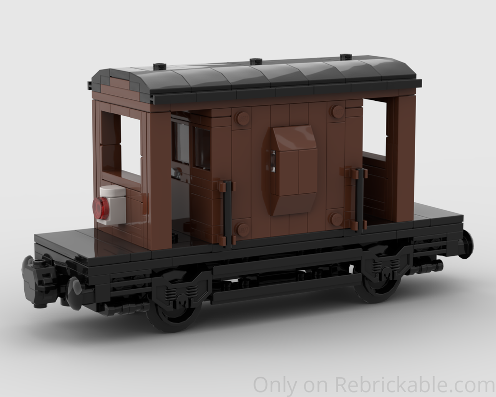 Lego Brake Van (6-wide)