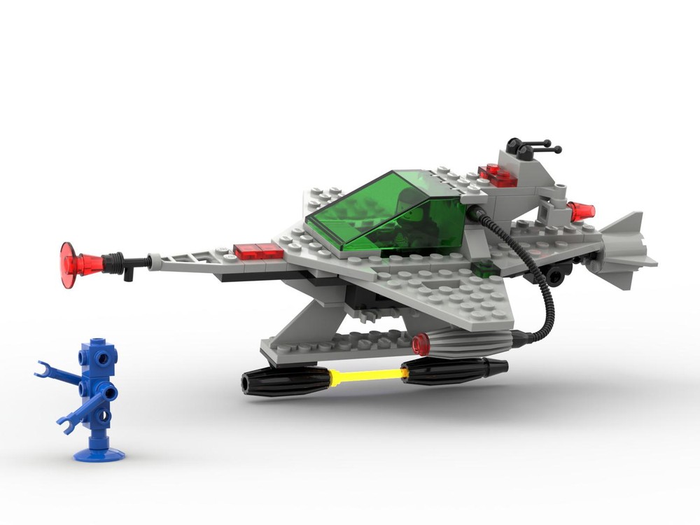 Lego Space, 6891 - Gamma V Laser Craft alternate build - 2