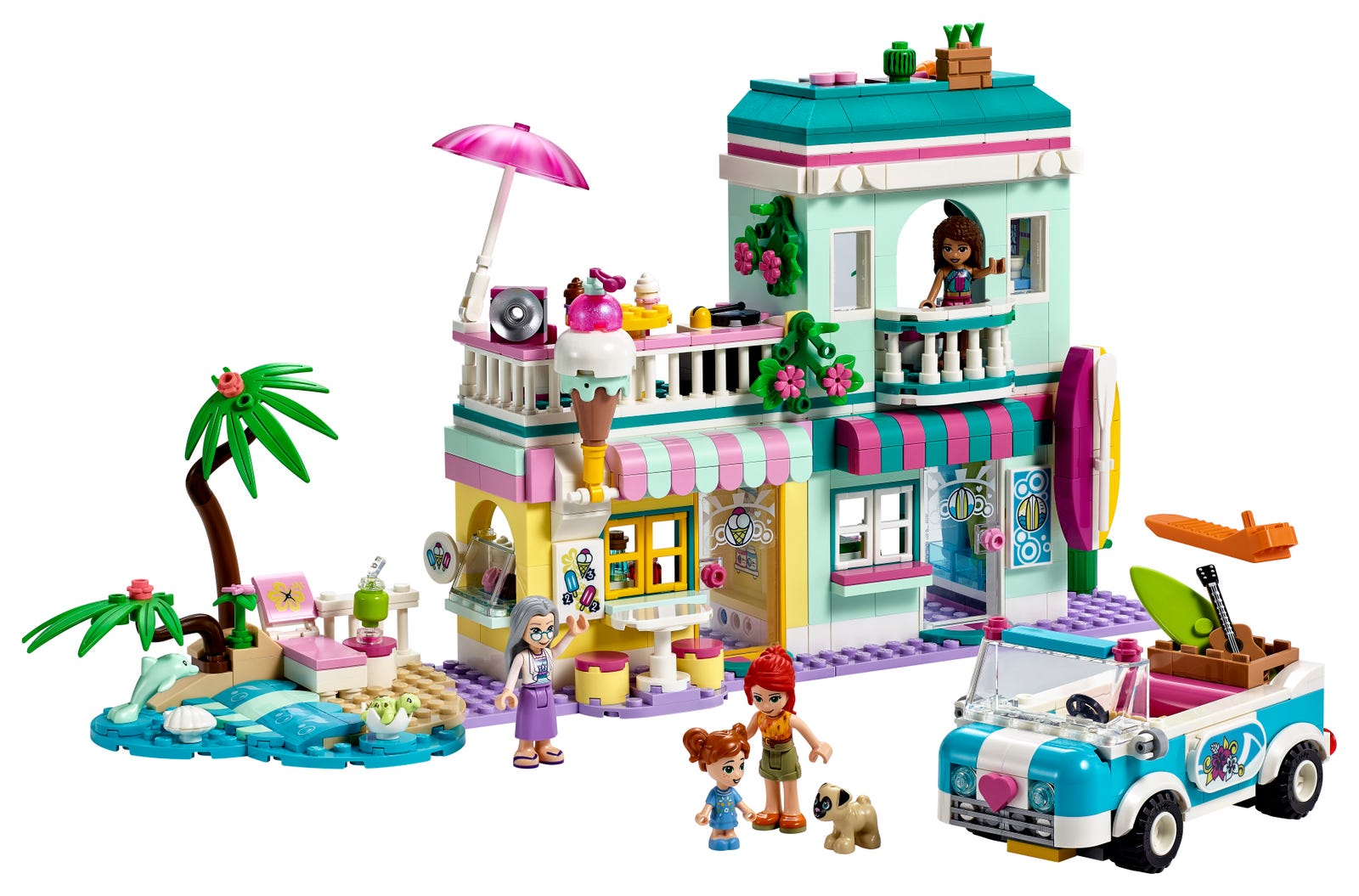 Lego Surfer Beachfront