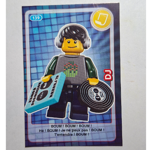 Lego Trading Card for Set TRADINGCARD-12, #139 Print / [No Color/Any Color]