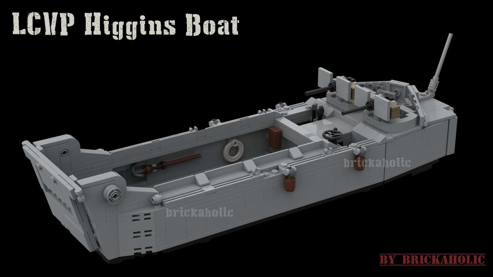 Lego LCVP HIGGINS BOAT - D-Day ww2