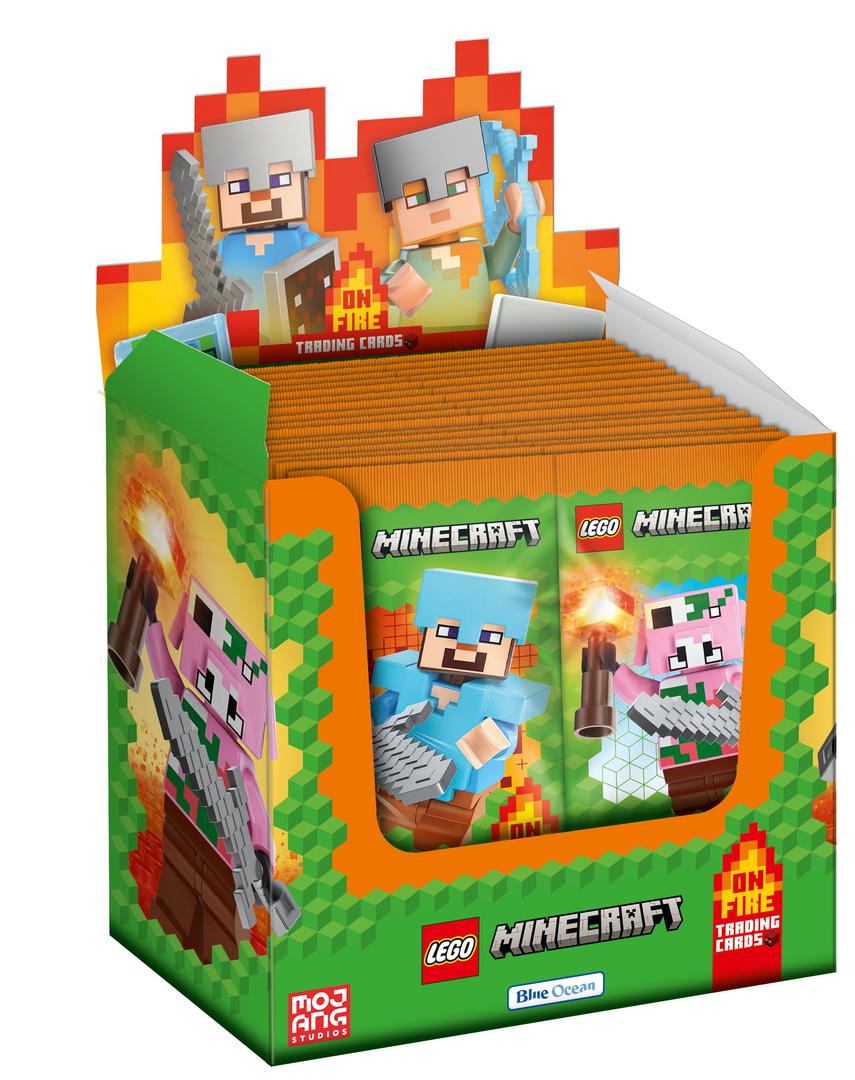 Lego Minecraft Trading Cards Series 3: On Fire - Sealed Box (36 Packs)