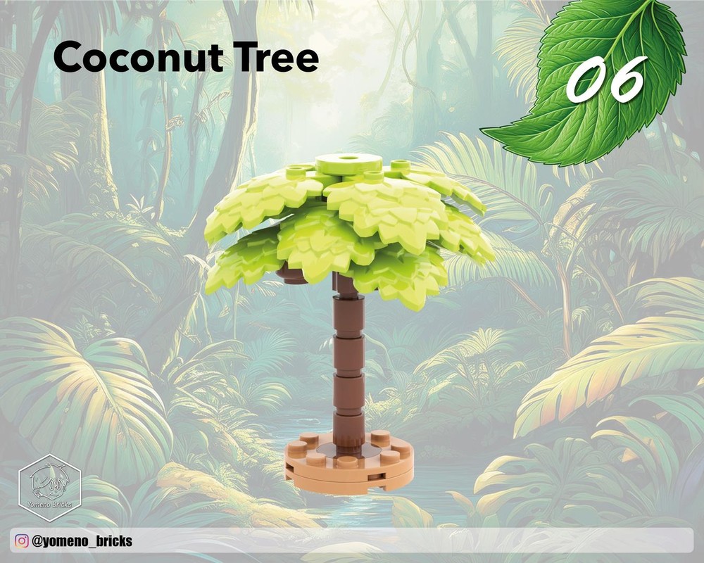 Lego Coconut Tree