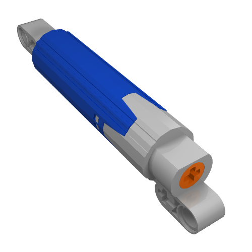 Lego Technic Linear Actuator with Dark Bluish Gray Ends [Undetermined Version]