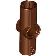 Lego Technic Axle and Pin Connector Angled #2 - 180° / Reddish Brown