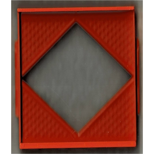 Lego Scala, Building, Wall, Diamond Shaped Window 8 x 2 x 8 / Orange