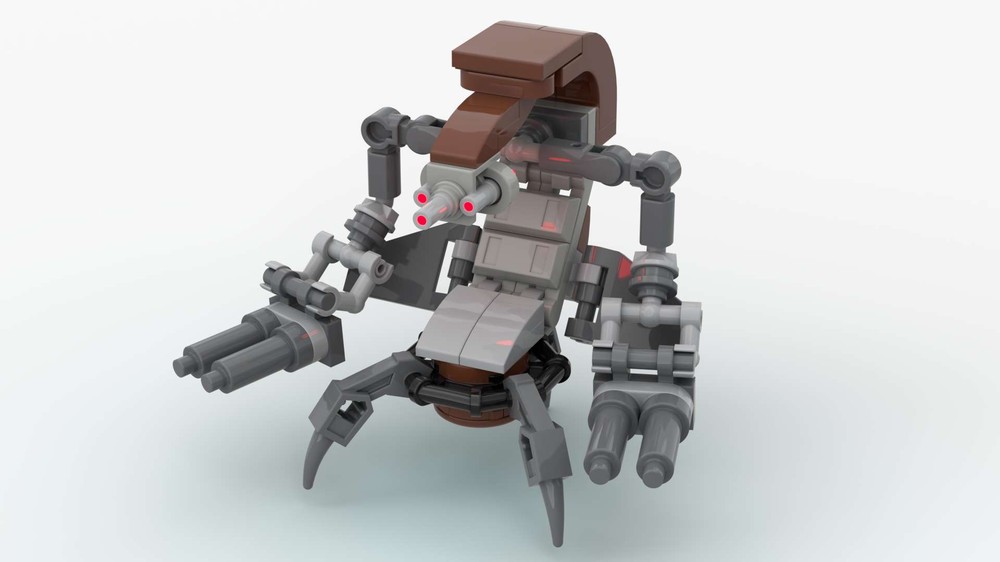 Lego Shielded Droideka Minifig Scale