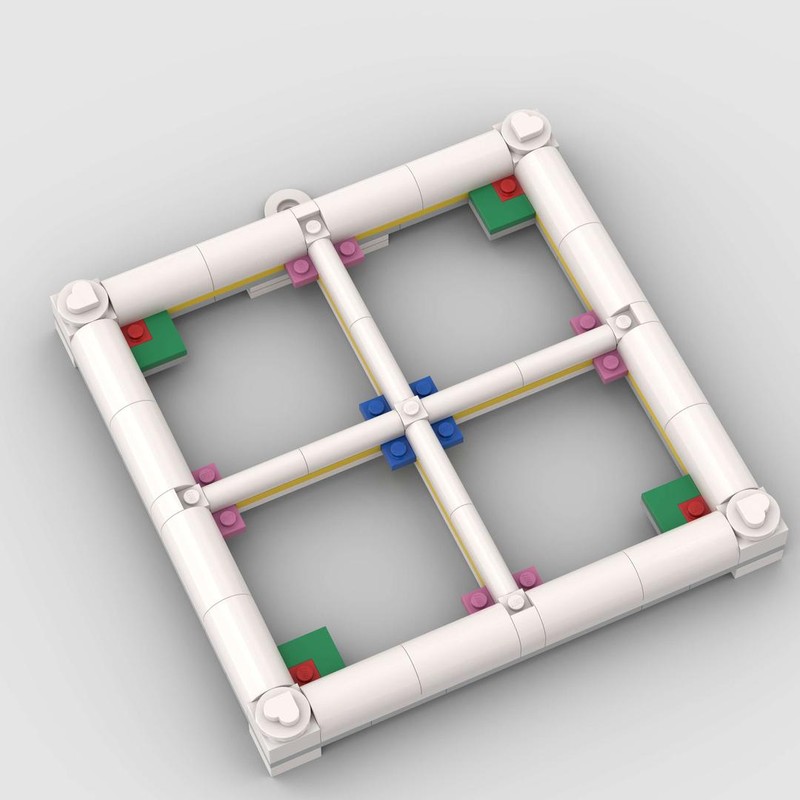 Lego Frame For 43221 Four Icons