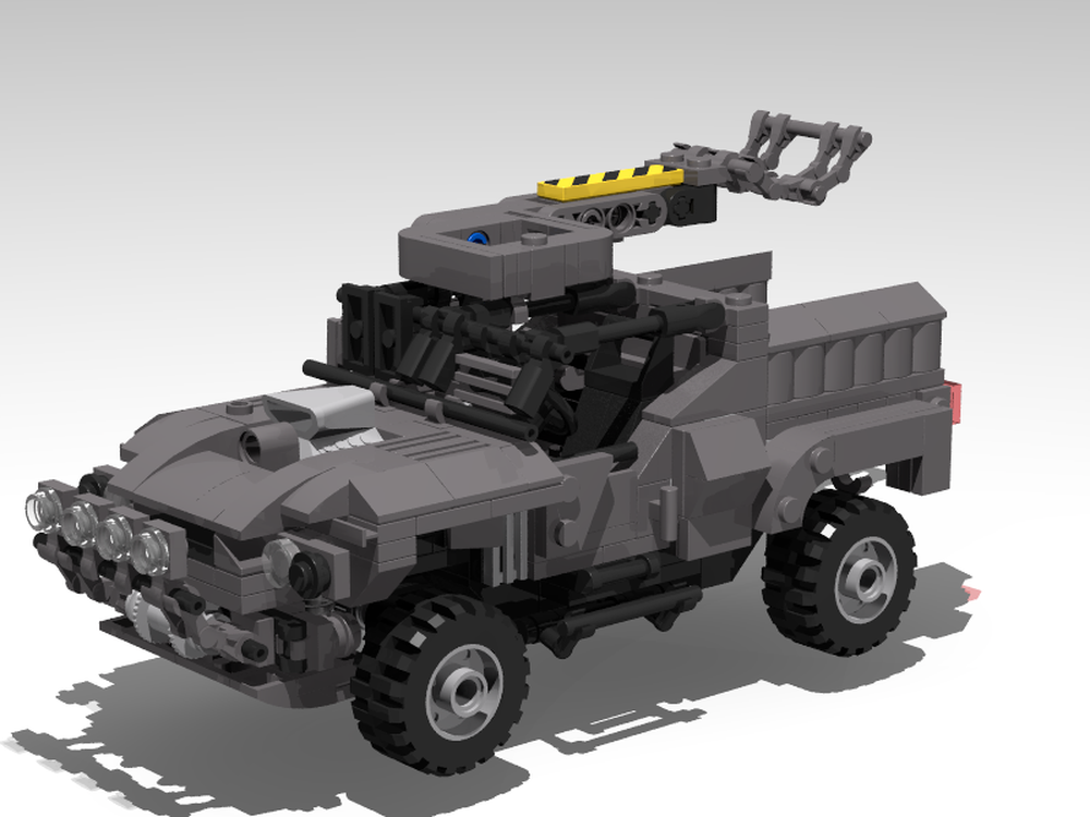 Lego Borderlands Bandit technical