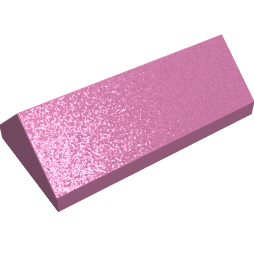 Lego Brick Sloped 45° 2 x 4 Double / Dark Pink