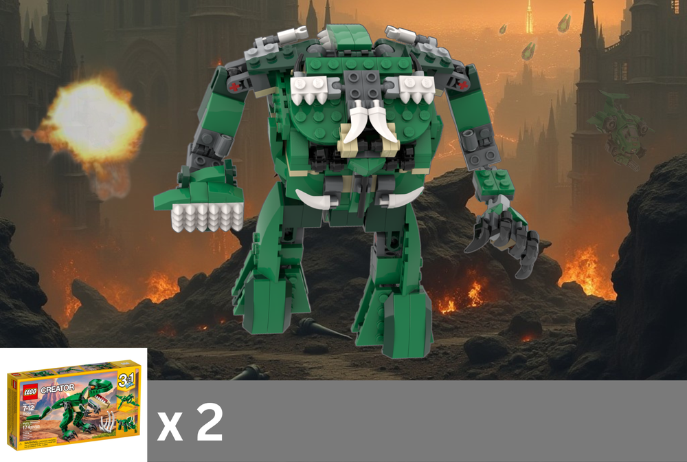 Lego 2 x 31058 40k Primaris Brutalis Dreadnought